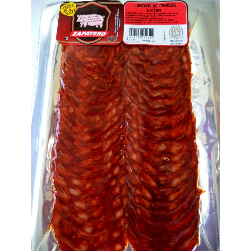 Lonchas de chorizo EXTRA artesano